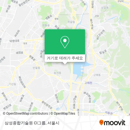 삼성종합기술원 CI그룹 지도