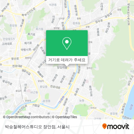 박승철헤어스튜디오 장안점 지도