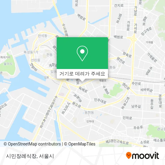 시민장례식장 지도