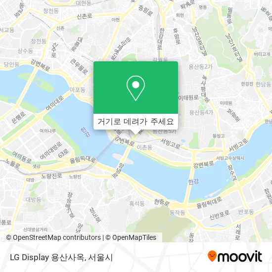 LG Display 용산사옥 지도