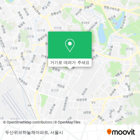 두산위브하늘채아파트 지도