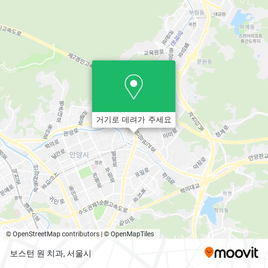 보스턴 원 치과 지도