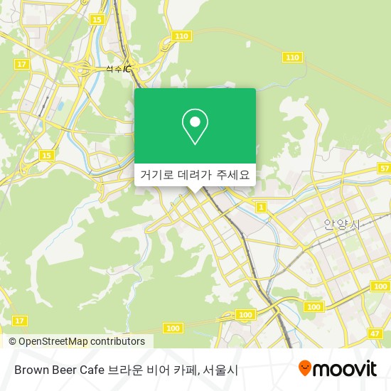 Brown Beer  Cafe 브라운 비어 카페 지도