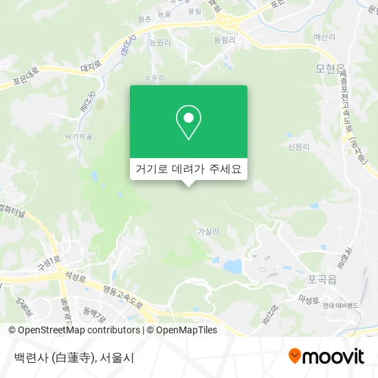 백련사 (白蓮寺) 지도