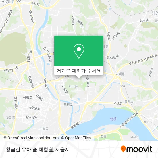 황금산 유아 숲 체험원 지도
