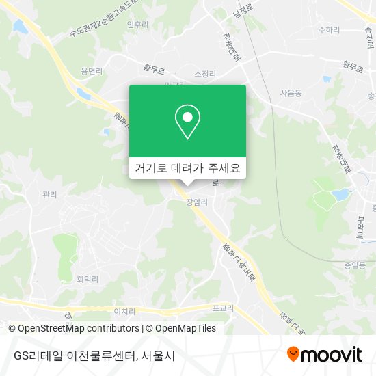 GS리테일 이천물류센터 지도