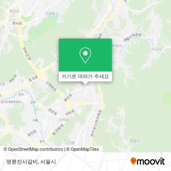 명륜진사갈비 지도