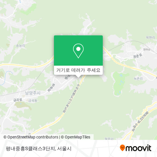 평내중흥S클래스3단지 지도