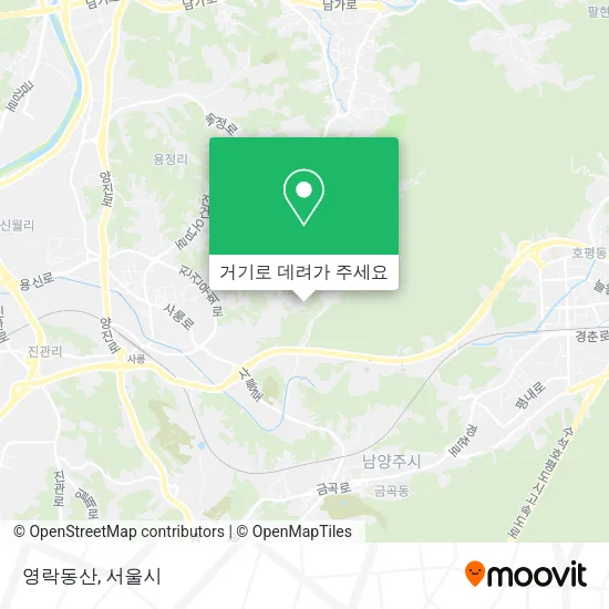 영락동산 지도