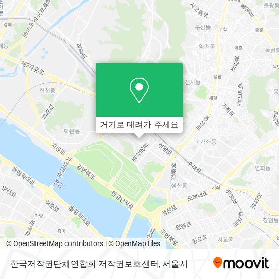 한국저작권단체연합회 저작권보호센터 지도