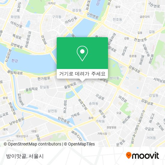 방이맛골 지도