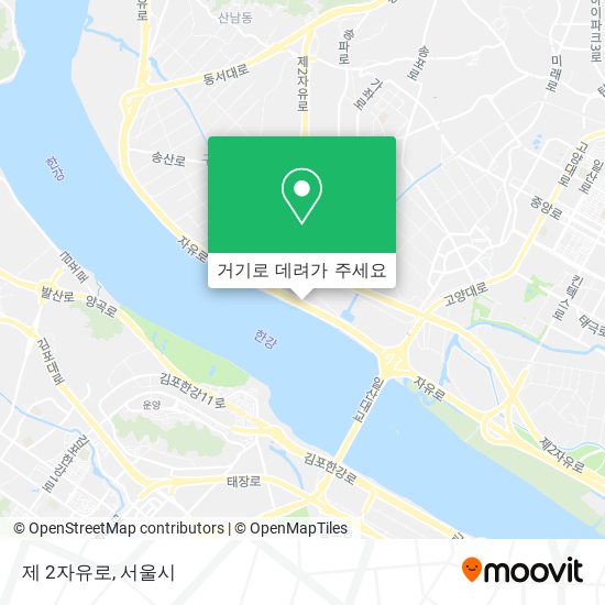 제 2자유로 지도