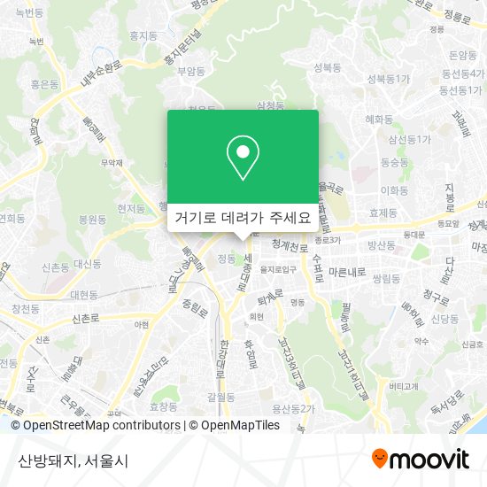 산방돼지 지도