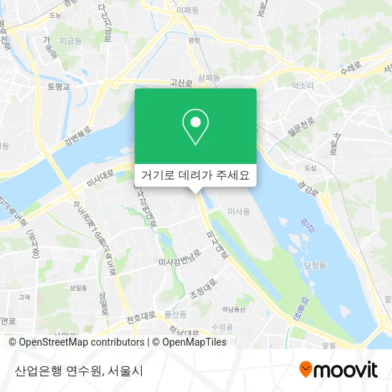 산업은행 연수원 지도