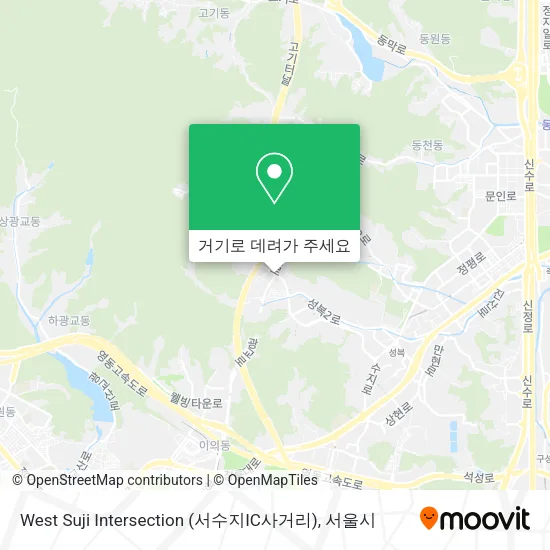 West Suji Intersection (서수지IC사거리) 지도