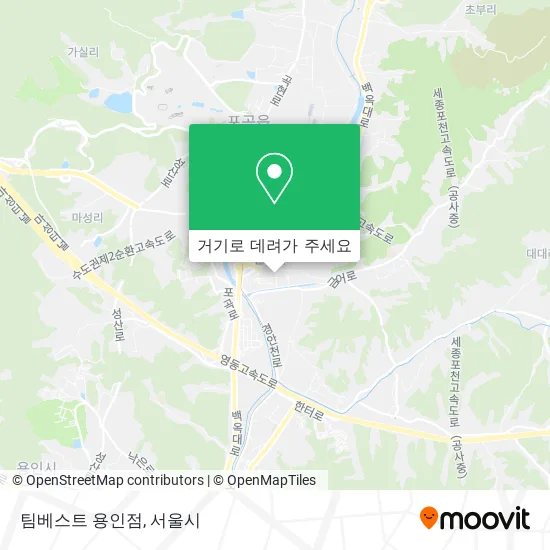 팀베스트 용인점 지도