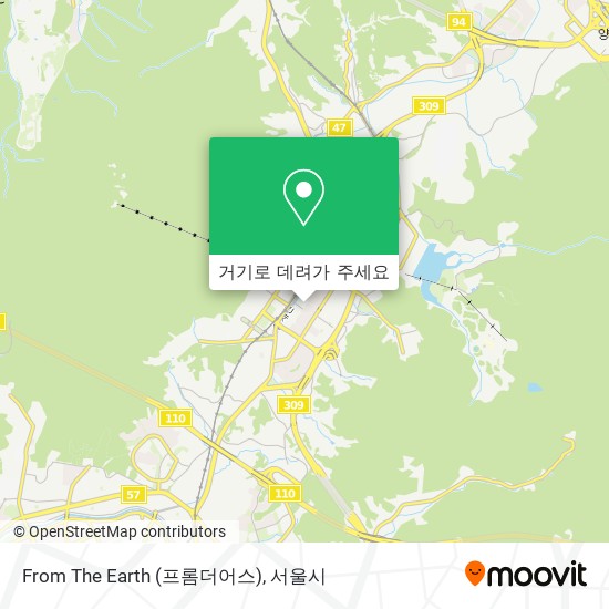 From The Earth (프롬더어스) 지도