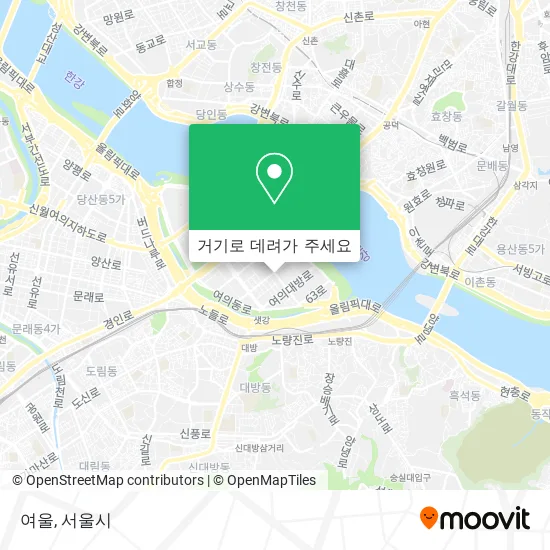 여울 지도