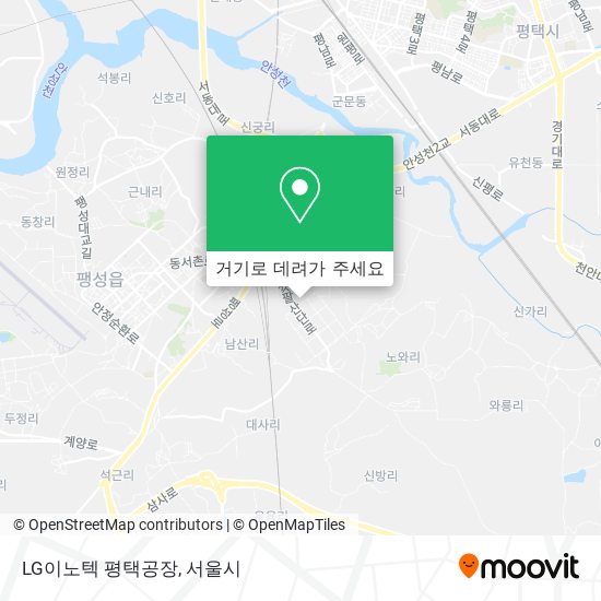 LG이노텍 평택공장 지도