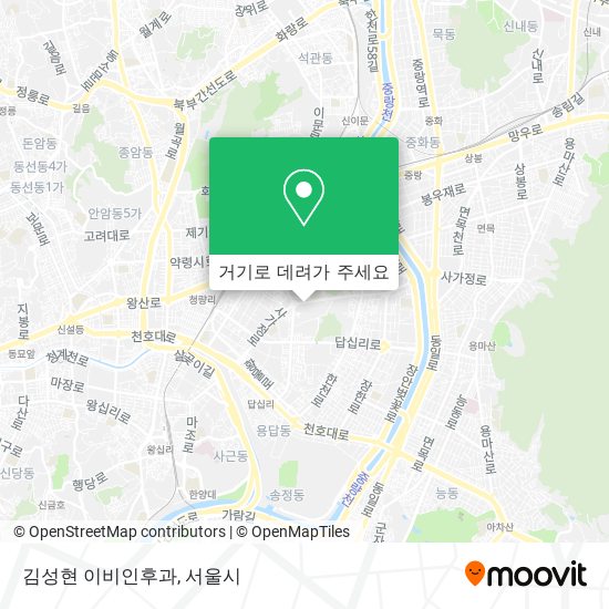 김성현 이비인후과 지도