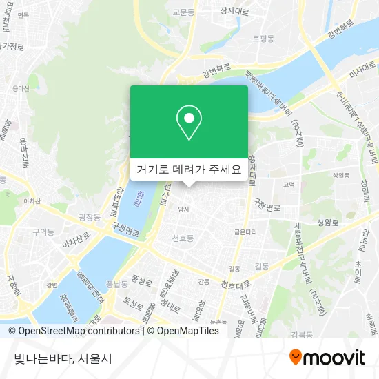 빛나는바다 지도