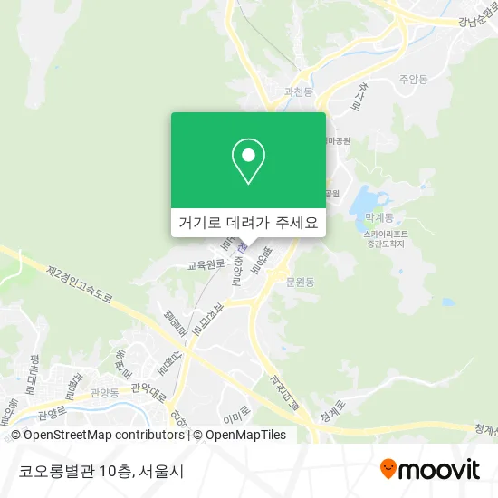코오롱별관 10층 지도