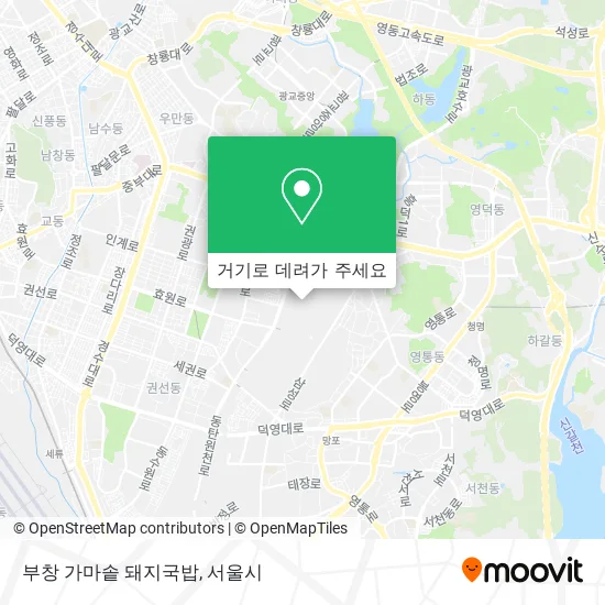 부창 가마솥 돼지국밥 지도