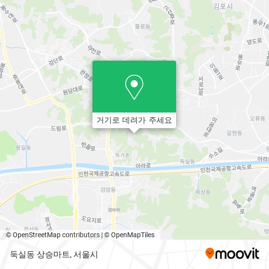 둑실동 상승마트 지도