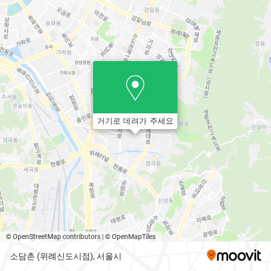소담촌 (위례신도시점) 지도