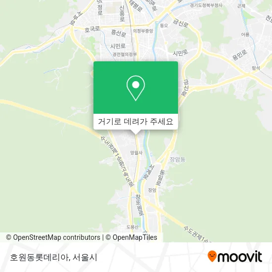 호원동롯데리아 지도