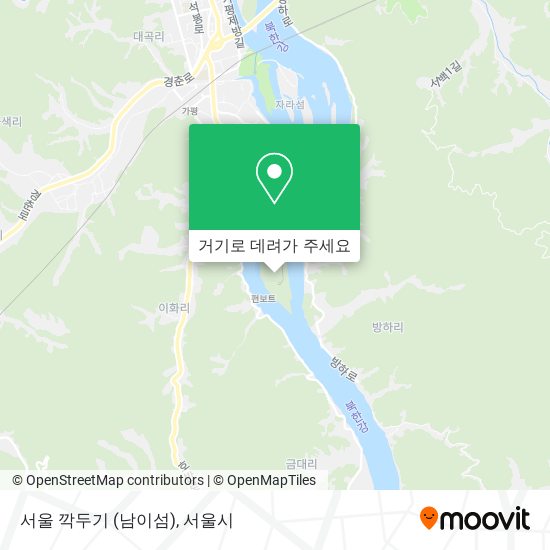 서울 깍두기 (남이섬) 지도