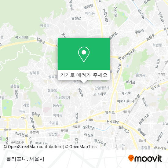 롤리포니 지도