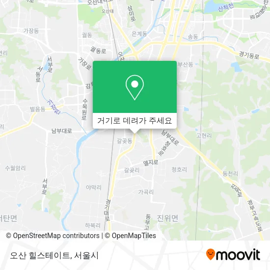 오산 힐스테이트 지도