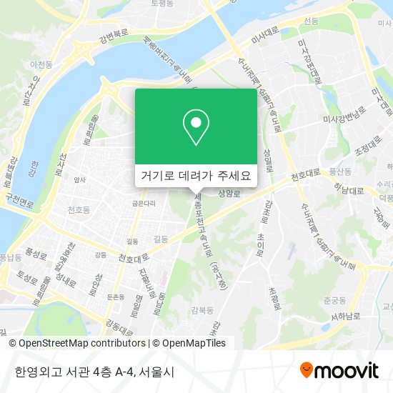 한영외고 서관 4층 A-4 지도