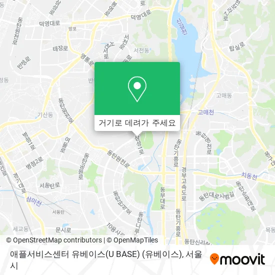 애플서비스센터 유베이스(U BASE) (유베이스) 지도