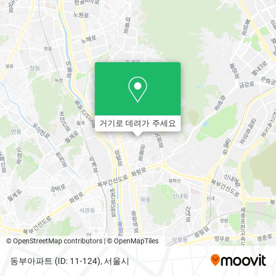 동부아파트 (ID: 11-124) 지도