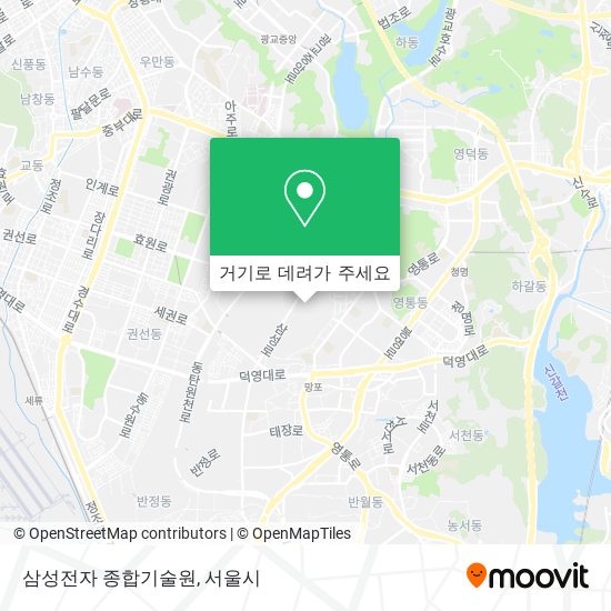 삼성전자 종합기술원 지도