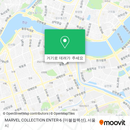 MARVEL COLLECTION ENTER-6 (마블컬렉션) 지도