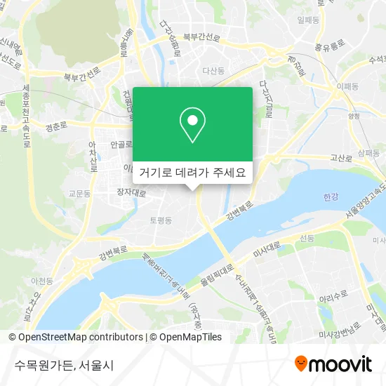 수목원가든 지도