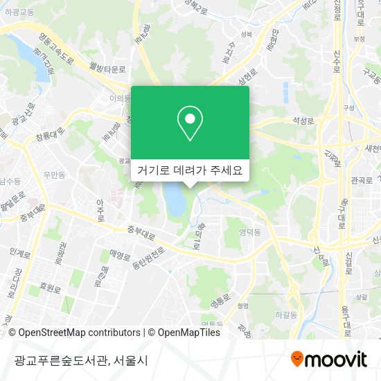광교푸른숲도서관 지도