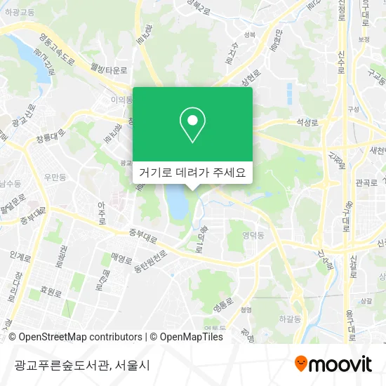 광교푸른숲도서관 지도