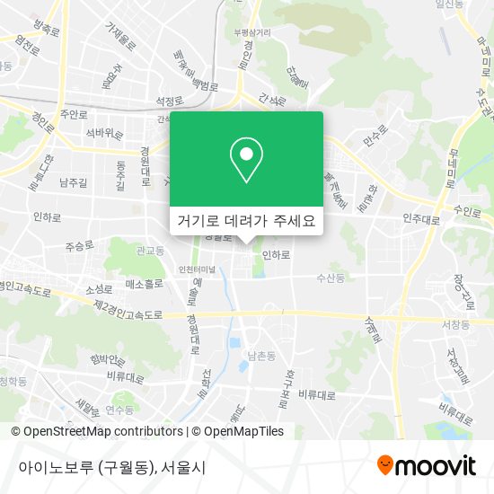 아이노보루 (구월동) 지도