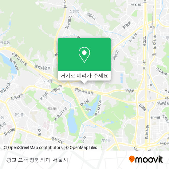 광교 으뜸 정형외과 지도