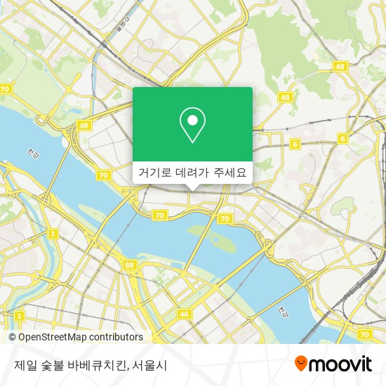 제일 숯불 바베큐치킨 지도