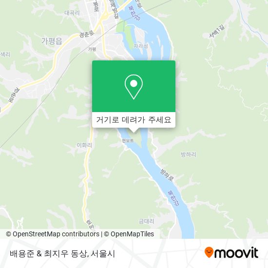 배용준 & 최지우 동상 지도