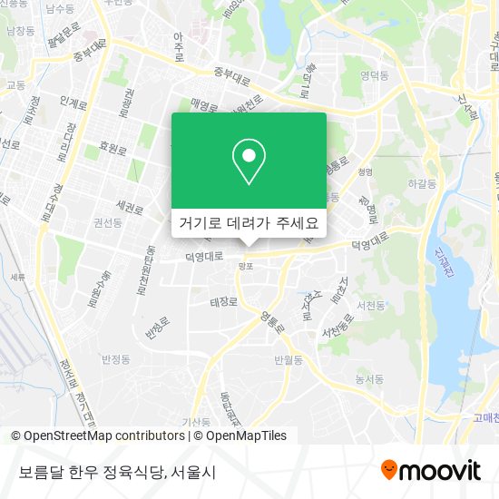 보름달 한우 정육식당 지도