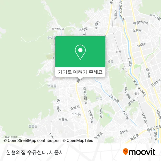 헌혈의집 수유센터 지도