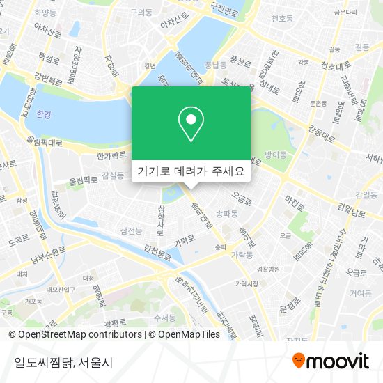 일도씨찜닭 지도