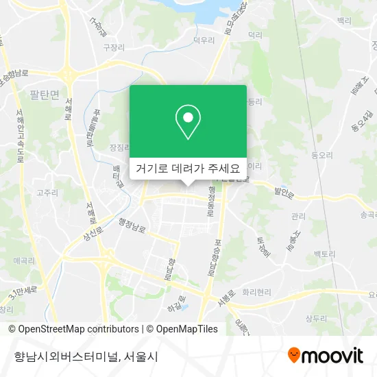 향남시외버스터미널 지도