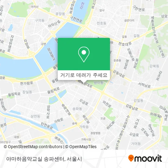 야마하음악교실 송파센터 지도